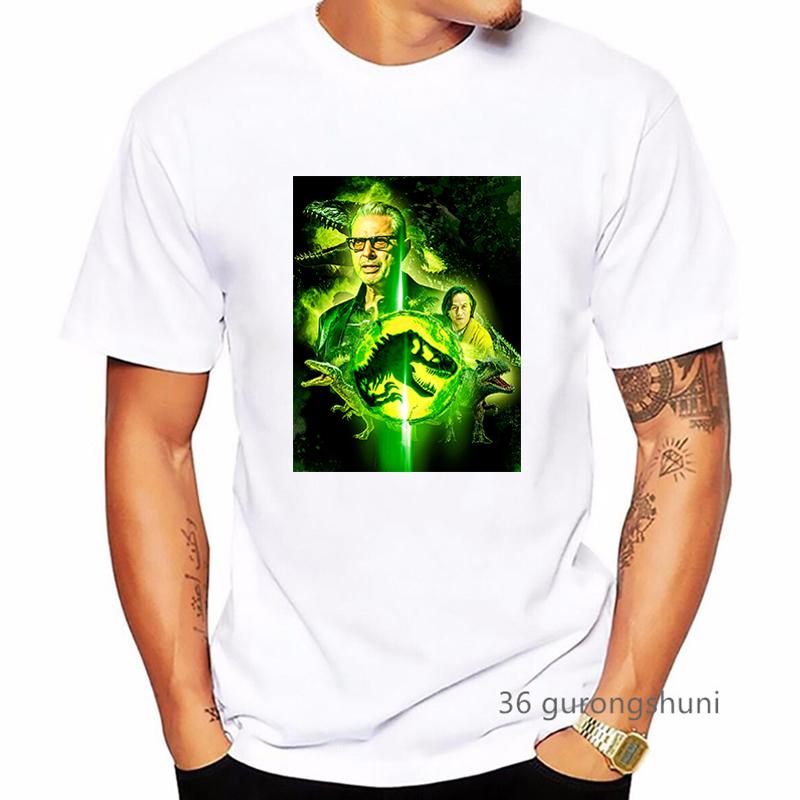 2026 Newest Movie Show Jurassic World Dominion T-Shirt Owen Grady Dinosaur Graphic Print Men Tshirt Short Sleeve tops drop shipping