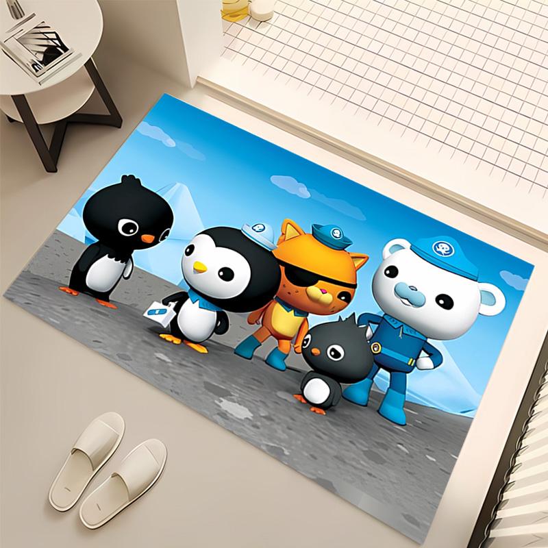 1pc The Octonauts1 Print Area Rug - Soft, Washable Non-Slip Indoor Mat, Living Room, Home Office Decorative Rug,Office Decorative
