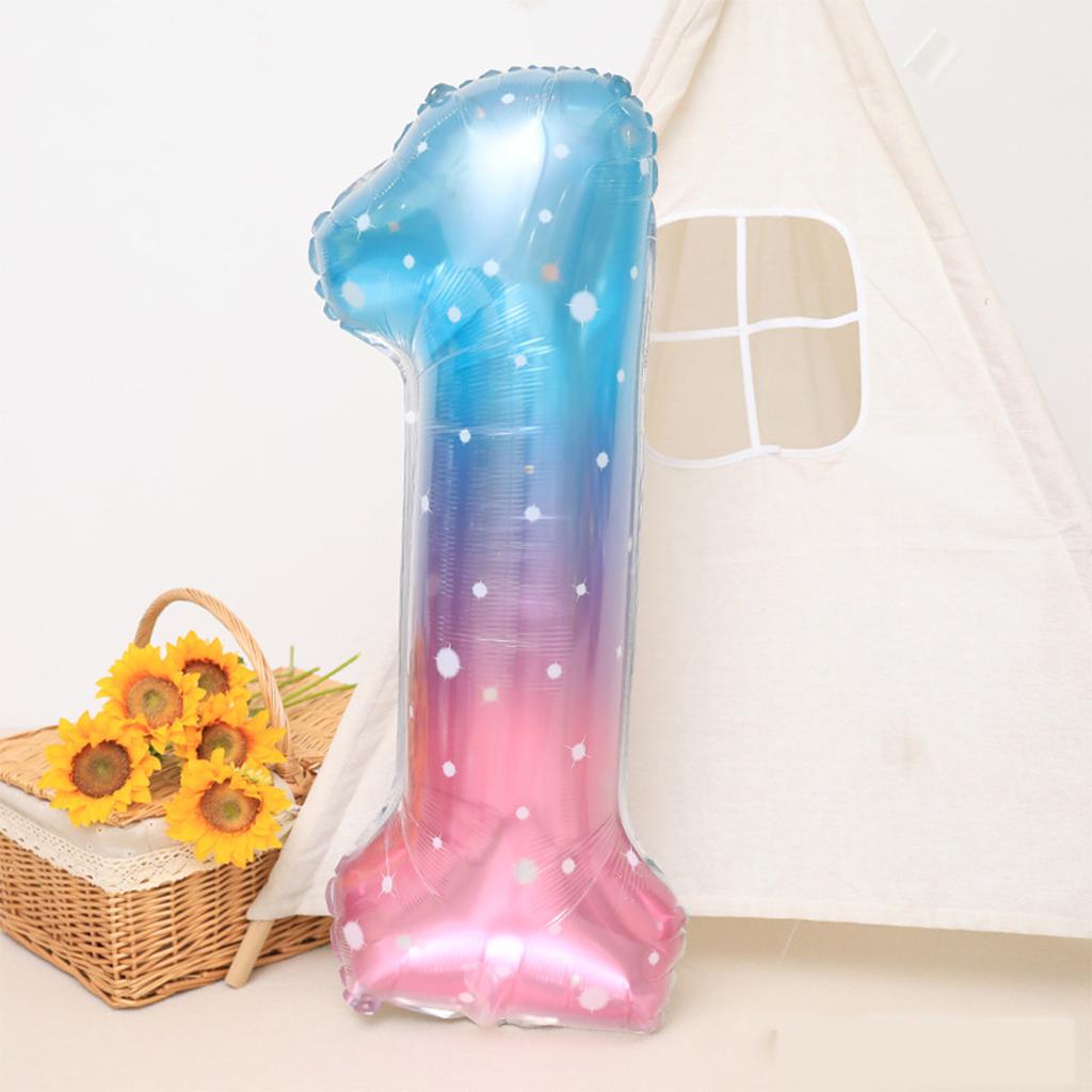 1 шт./пакет, 40-дюймовый высококачественный двухцветный градиентный кристалл со звездным небом, цифровой воздушный шар