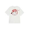 Nike Футболка с коротким рукавом и круглым вырезом Mac Attack Letter Print, повседневная, женская, белая, FN4176-100