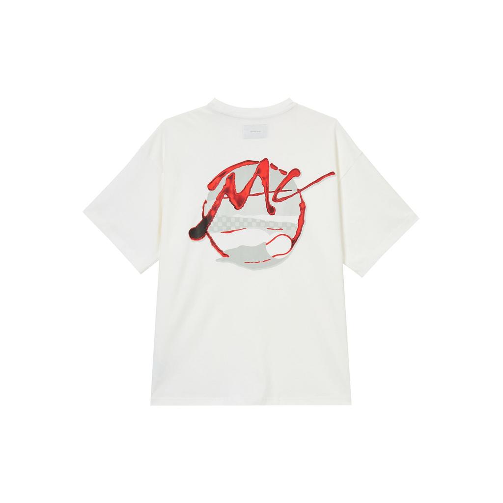 Nike Футболка с коротким рукавом и круглым вырезом Mac Attack Letter Print, повседневная, женская, белая, FN4176-100