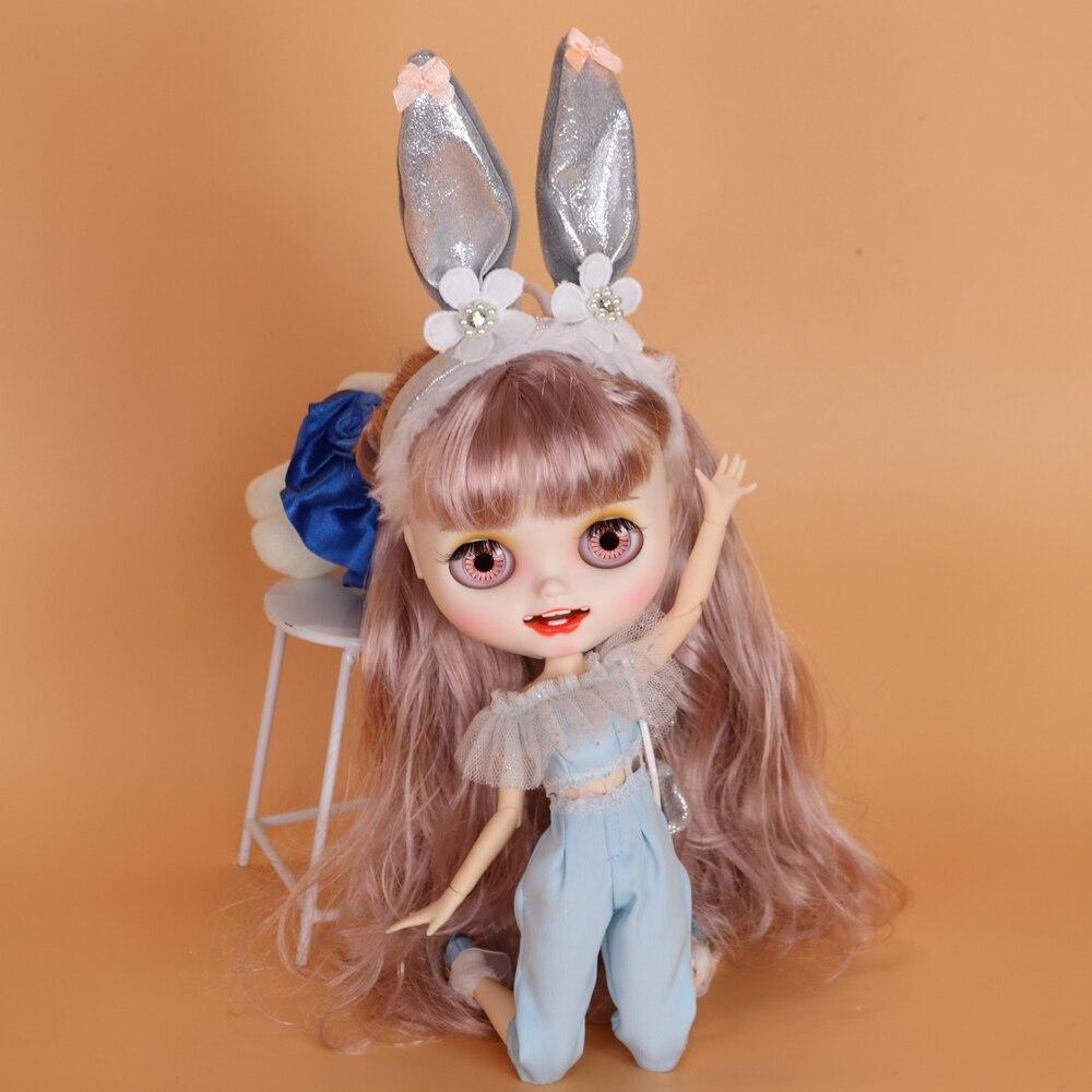 Наряды для ICY DBS Blyth Doll Rock Bunny Idol, платье с очками, модный костюм 1/6 BJD Ob24, косплей, аниме для девочек