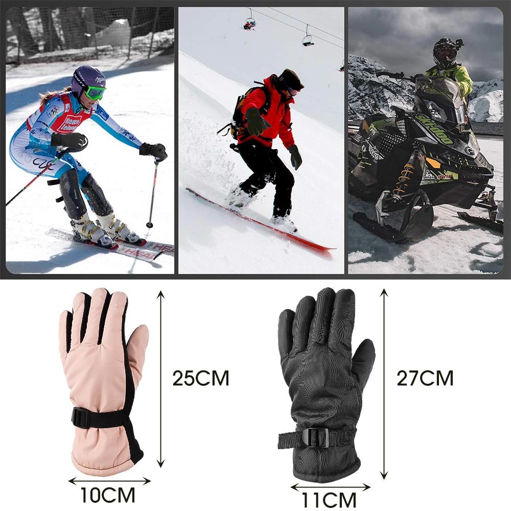 2020Thicken Winter Cycling Gloves Men Outdoor Waterproof Skiing Riding Motorcycle Warm Mitten Non-slip Glove Thermal Sport Mittens