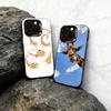 Милый чехол для телефона с жирафом Для iPhone 17,16,15,14,13,12,11 Plus,Pro Max,XS,Красочный серебряный чехол для телефона Funda Cover