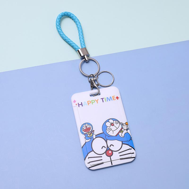 Doraemon Meal Card Holder - Cute Student & Work ID Lanyard, Access Control & Bus Card Holder