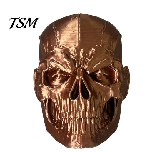 Skull Tow Hook Cap Trailer Hitch Cover, Universal Ball 3D Printed Dust Weather Resistant Plugs Protector with Crack Texture, Rustproof Towing