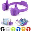 Thumbs-up Cell Phone Holder, Adjustable Silicone Tablet Stand, Multi Colors Portable Desktop Stand for iPhone Xiaomi Samsung