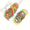 100/200 Pieces Cassette Type Multi-color Rubber Band Diameter 38mm For Office Supplies School Elastic Bands