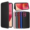 Кожаный флип-чехол из углеродного волокна для Moto Edge 50 Fusion 50 Ultra 40 Neo G84 G54 G34 G24 G14 G04, кошелек, сумка для телефона с гнездом для карт