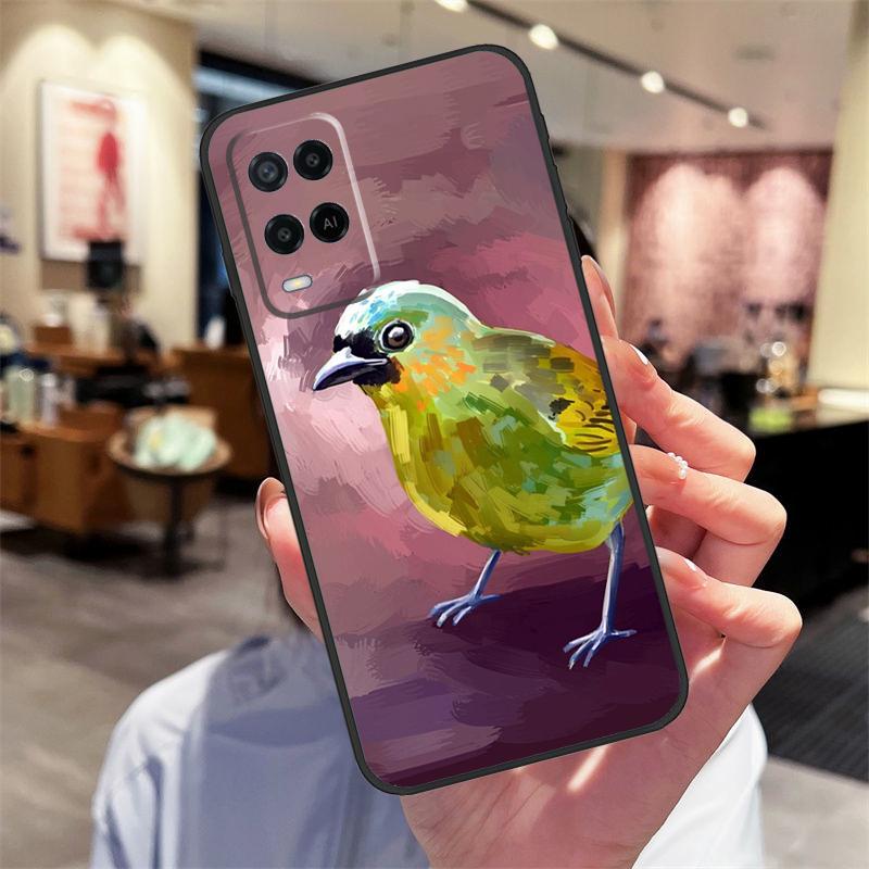 Lovely Birds Hummingbird Case For Oppo A78 A98 A79 A18 A38 A58 A40 A60 A80 A16 A76 A96 A15 A74 A94 A54 A17 A77 Cover