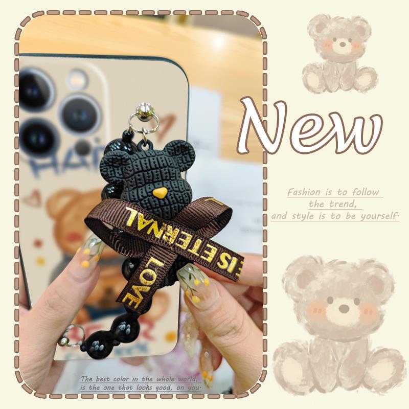 Молодежный мультяшный чехол для телефона Alcatel с теплоотводом и жемчужной подвеской