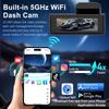 UHD 4K 2160P+2.5K ADAS Dash Cam Dual Lens ADAS WIFI GPS Mini Car DVR 2.5K Rear Camera Video Drive Recorder Dashcam Black Box