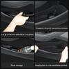 For Tesla Model Y Juniper 2025 Car Door Side Storage Box TPE Front Rear Door Handle Organizer Tidying Car Door Slot Accessories