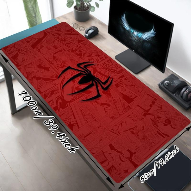 Spiderman Xl Gaming Mouse Pad Nonslip Rubber Base Stitched Edge Waterproof Desk Mat For Pc Laptop Gamer Office Computer Accessories C929601