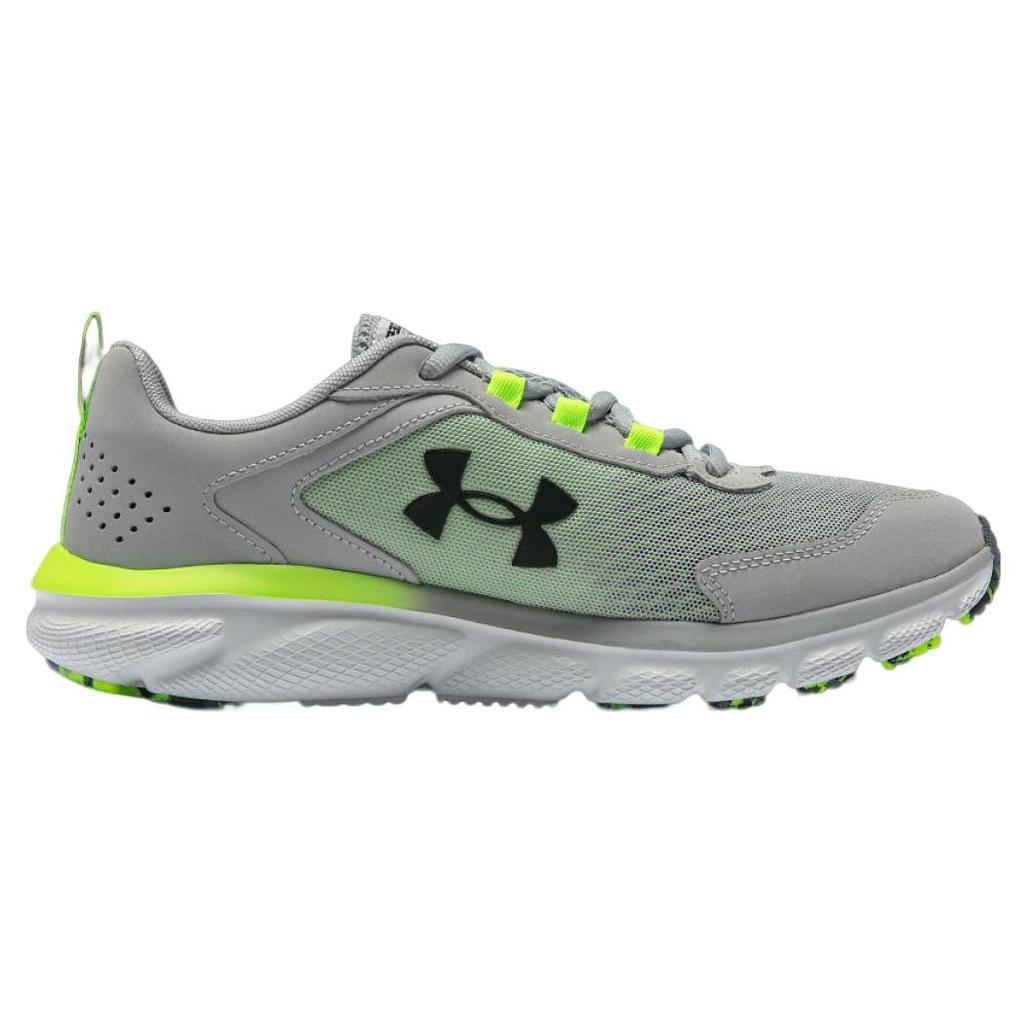 Under Armour Charged Assert 9 Breathable Fabric Leather Low Top Casual Running Shoes Men Sneakers Modern-Gray 3025707-101