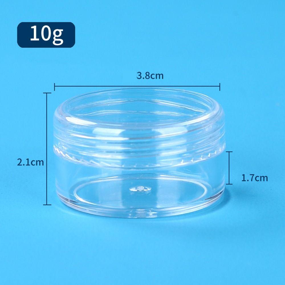 Sub-bottling Jewelry Storage Box Portable Cosmetics Empty Bottle Empty Small Round Jars  Women