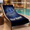 Custom Text Everton FC Print Beach Towel Large Towel For Home Bathroom Beach