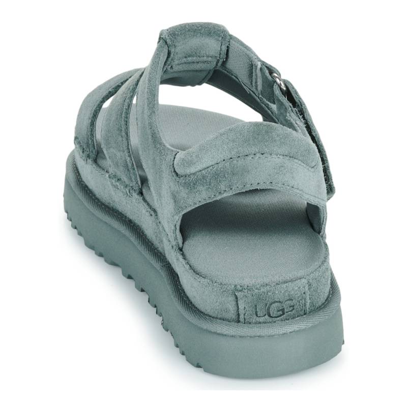 UGG Кожаные Римские Сандалии Женские Зеленые 1137890-RNS
