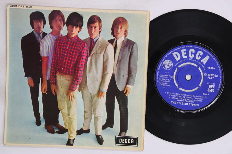 7-дюймовая пластинка ROLLING STONES Five By Five DFE8590 DECCA UK Рок Б/у