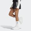 adidas Прямые шорты с 3 полосками и цветными блоками, с эластичной резинкой на талии, женские плавки, черные HT3397