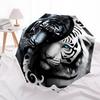 1pc Tiger Yin Yang Design Umbrella with Plastic Handle,Suitable for All Seasons Home Travel Outdoor UmbrellaDD908