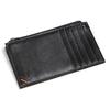 Leather Craftsman Dualline Thin Wallet Coin Purse Credit Card Case Genuine Leather Tochigi Leather Fragment Case DU021 BK (Dual Line) Men's (Neo