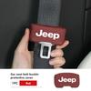 AIB3   Для автомобиля Jeep Застежка ремня безопасности Заглушка Клипса для ремня безопасности автомобиля из кожи Защитные чехлы Cherokee Patriot Liberty Wrangler JK JL