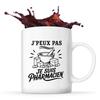 Mug - PLANETEE - J’peux Pas Je Suis Pharmacien - Céramique 330 Ml - Lave-vaisselle - Imprimé En Bretagne