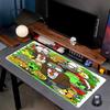 Plants vs. Zombies Print Mouse Pad, Anti‑Slip Desktop keyboard Mat, for PC Laptop Gaming Working Daily Use, Cool Festival Surprise Gift