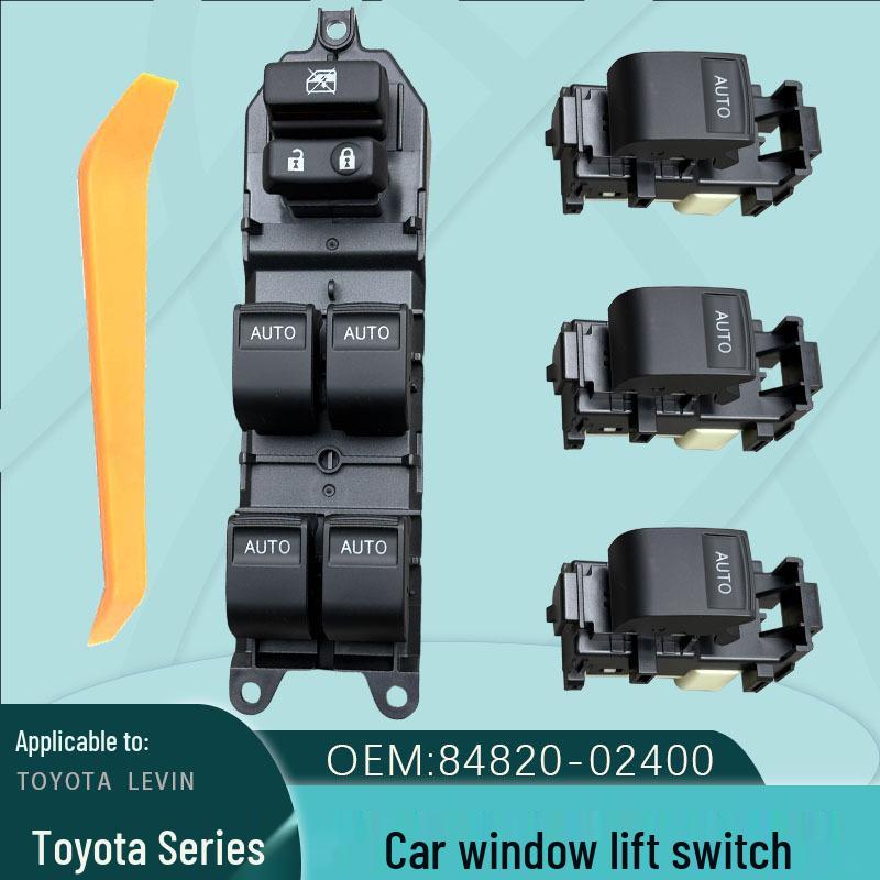 Улучшенный переключатель стеклоподъемника Toyota Levin Corolla 4AUTO с подсветкой 84820-02400