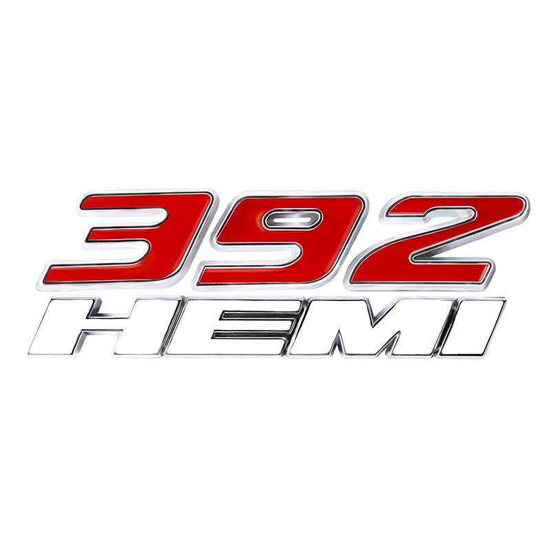 1 шт. 3D металлические наклейки багажник автомобиля 345 392 эмблема HEMI для Dodge Challenger Ram Charger Caliber Journey Caravan Chrysler Dart