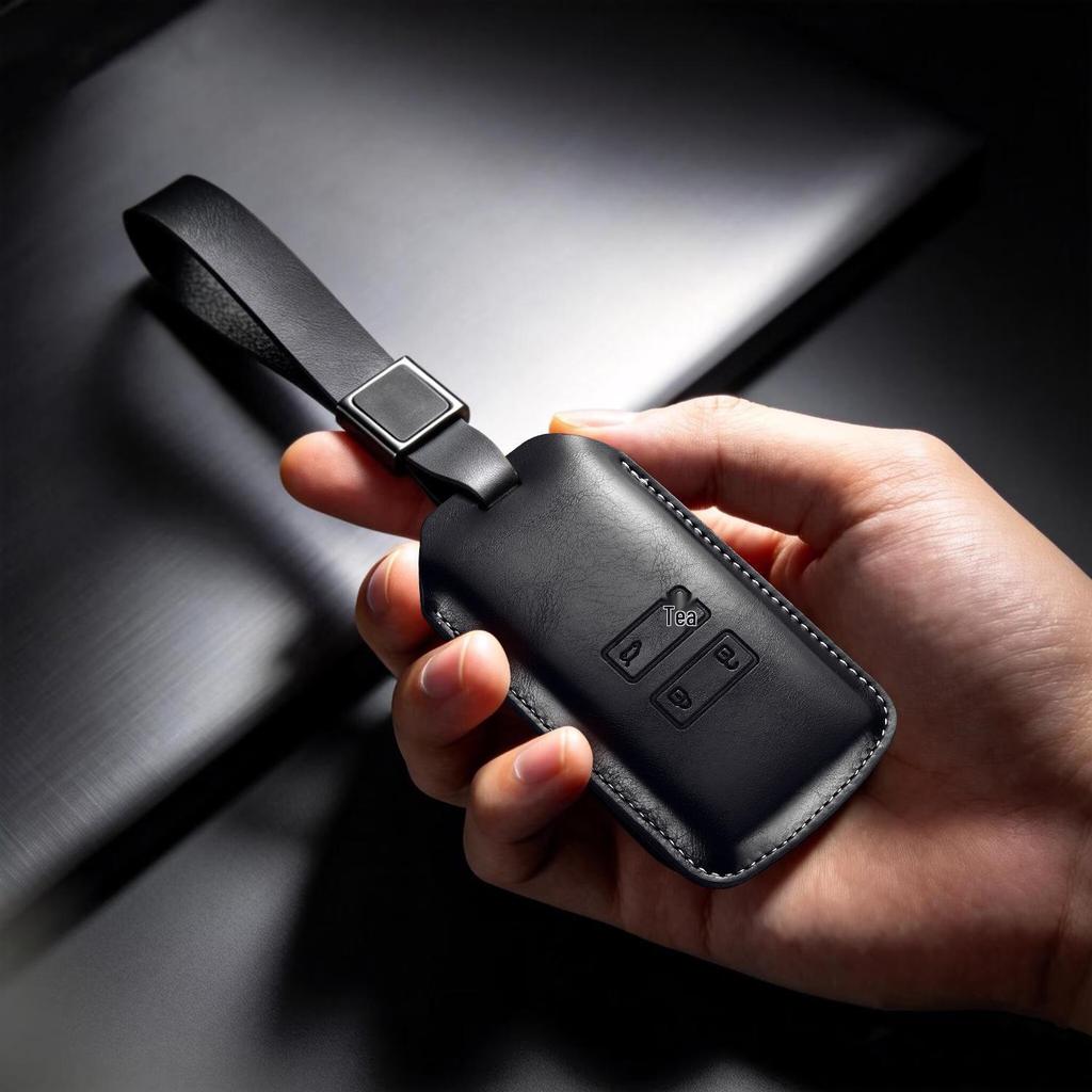 Renault Koleos Kadjar Dongfeng E-Notes Leather Key Cover for Men
