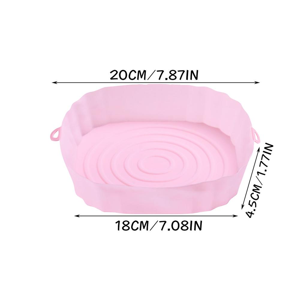 Ramidos Fryer Silicone Pot Chicken Basket Mat  Fryers Oven Accessories Round Replacemen Grill Pan Accessories