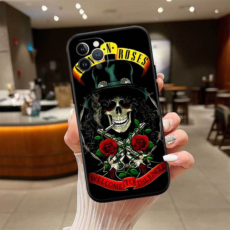 G-guns R-roses Ударопрочный чехол для телефона для Redmi Note 8 8T 9 9A 9C 9T 9S 10 11 11S 10C 10X 10A 10T Pro Max Plus Prime