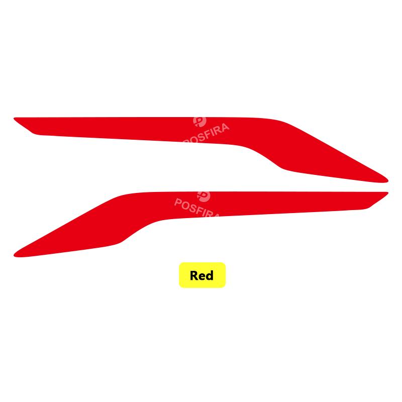 POSFIRA Motorcycle Rear Seat Stickers Vinyl Decals for Yamaha MT10 MT 10 SP MT-10 2022 2023 2024 Motorbike Decor Accessories