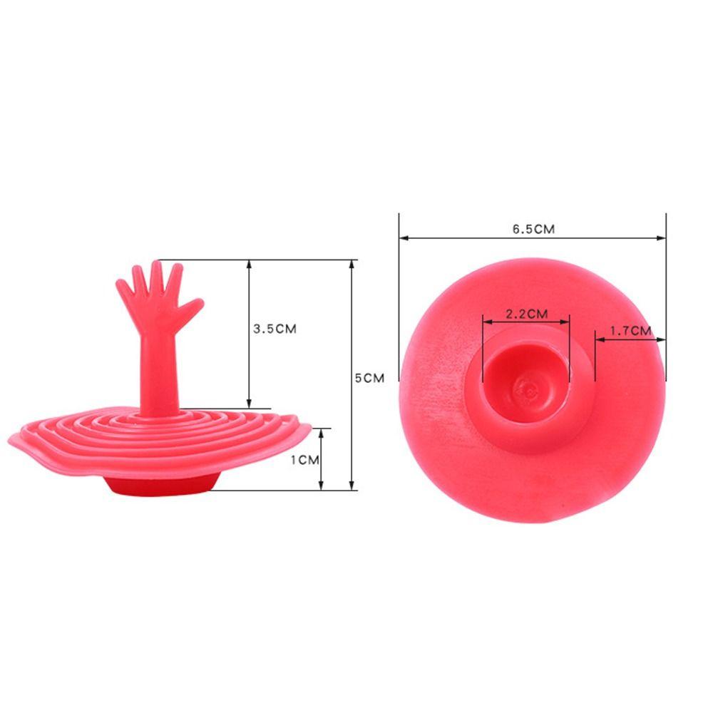 Силиконовая крышка для слива Универсальная заглушка для ванны Плоская пробка Высококачественный уловитель волос для раковины Кухня