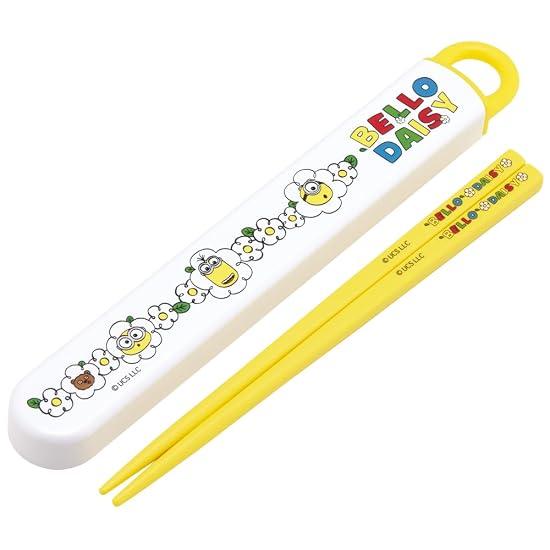 Skater Chopsticks and Chopstick Case Set for Kids, Lunch Box, 16.5cm, Made in Japan, Dishwasher Safe