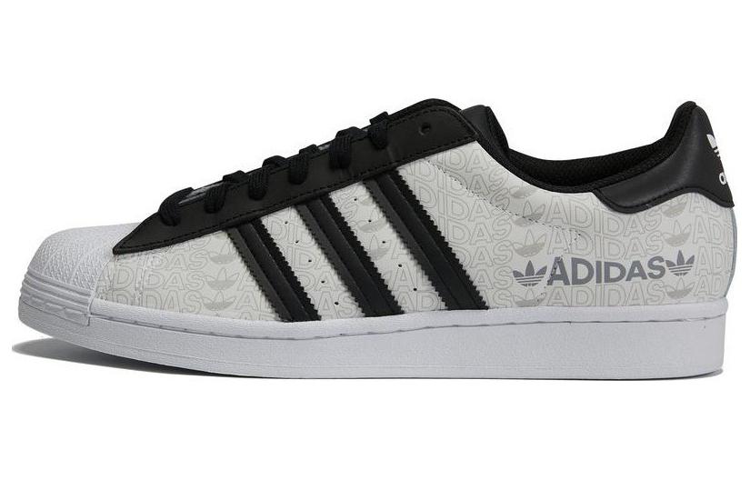 adidas Superstar 'Светоотражающий логотип по всей поверхности - Белый Черный' GW7254