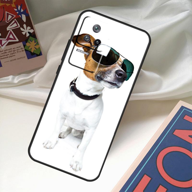 Чехол для собак Джек Рассел Терьер для POCO M6 Pro X3 X4 X5 X6 M5s F3 F5 Xiaomi 13T Pro 12T 11T 12 13 Lite 14 Ultra