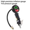 Car Tire Pressure Gauge Digital High Precision With Inflator Hose Valve LCD Tyre Tester Monitor for Auto Truck Motorcycle Bike