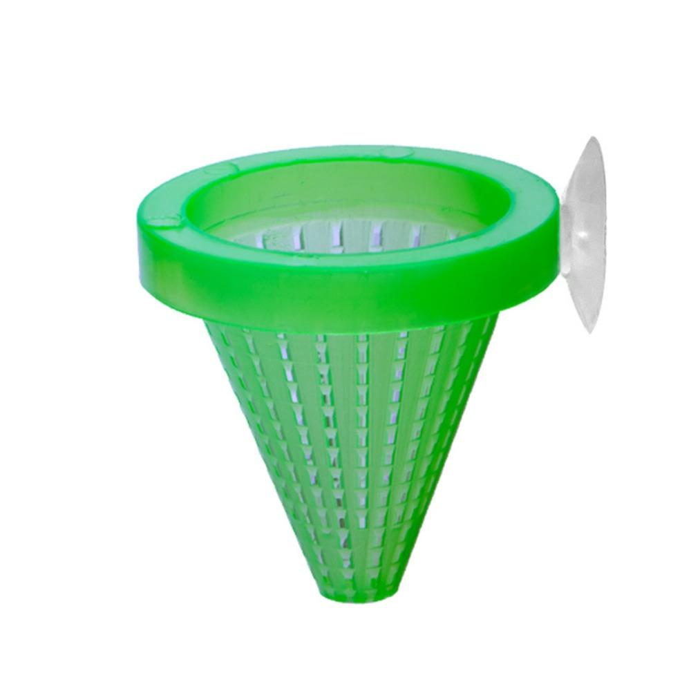 Plastic Aquarium Red Worm Feeding Tapered Hopper Basket Fish Tank Cone Accessories Conical Feeder