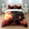 Predator Bedroom 3Pcs Bedding Set Soft Bed Sheet Pillowcases Home Bedding Decoration