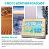 Weather Station Wireless Indoor Outdoor Thermometer 6 Inch Color LED Display Temperature Humidity