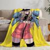 Anime Kitagawa Marin Throw Flannel Throw Blanket: Soft Kid-Friendly Warm Anti-Static All Season Washable Couch Bed Home