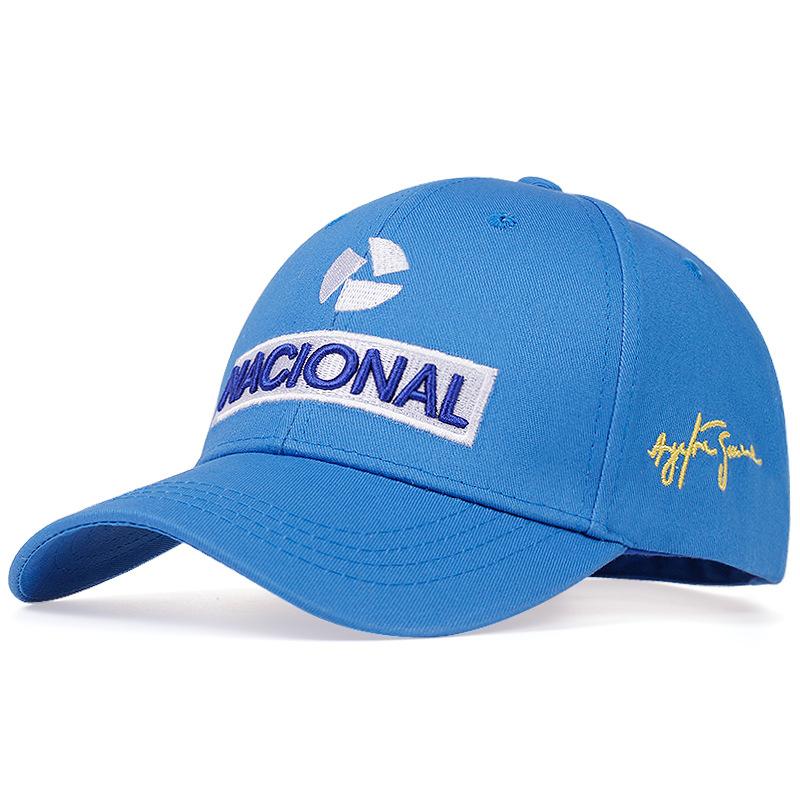 Новая бейсболка Ayrton Senna Racer Fashion с вышивкой, для улицы, защита от солнца, командная бейсболка
