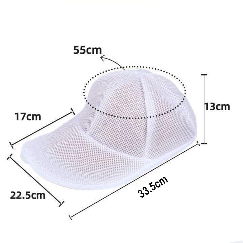 Protector Holder Baseball Cap Washing Cage Baseball Hat Washer Polyester Washer Hat Bag Dishwasher Washing Hat Rack