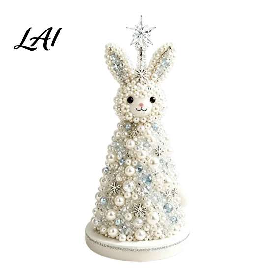 Relaxing Hobby Craft Kits Animal Themed DIY Kit Tree Beaded Christmas Cute Bead Easy Set for Beginners Handmade Set Desktop Ornament Kids