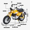 1:12 Мотоцикл Honda Monkey Игрушка Металлическая Литая Модель Супер Спорт Миниатюрная Коллекция Звук и Свет Подарок Для Мальчика Детей