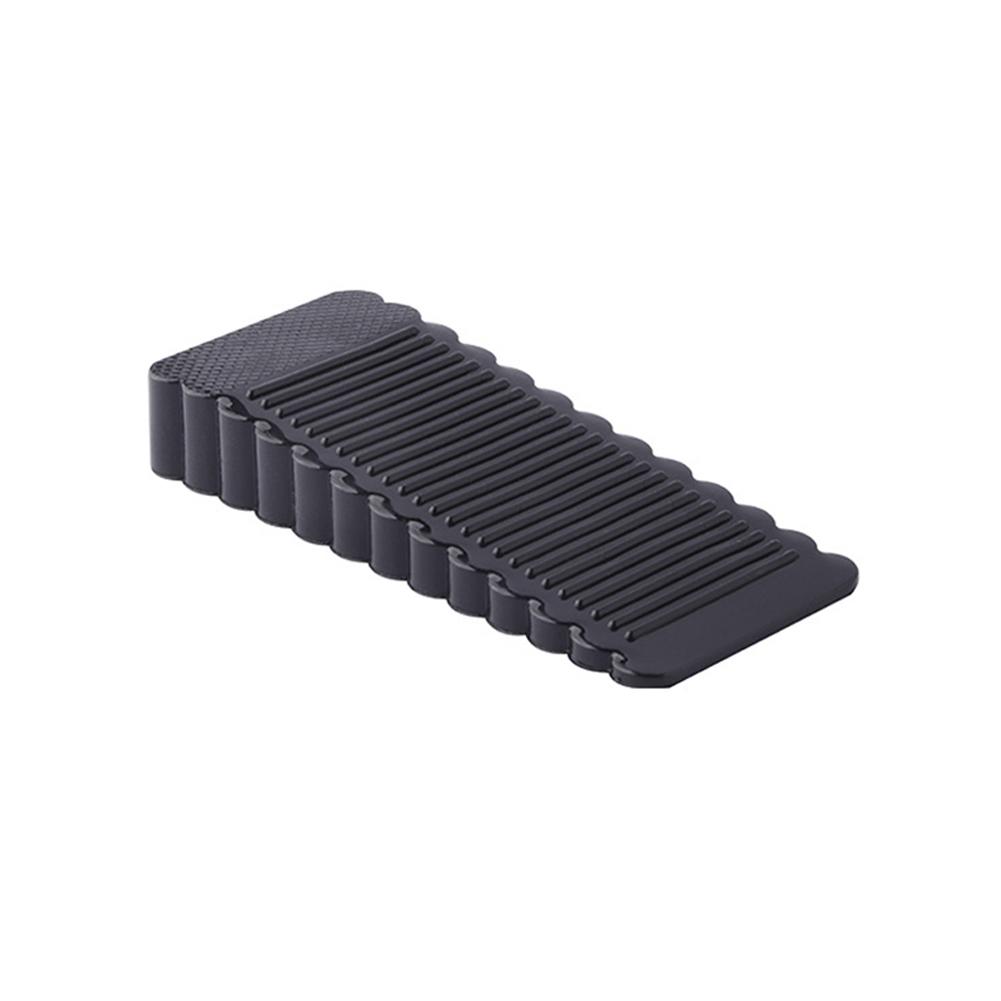 Silicone Door Stop Block Wedge Doorstops Door Rear Retainer Anti-collision Stop Safety PU Rubber