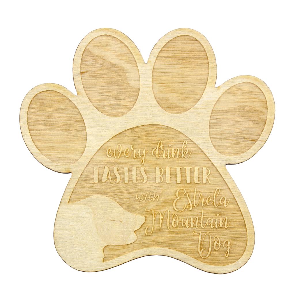 Estrela Mountain Dog, Portuguese Shepherd – Mug coaster, engraved coaster with dog | Art-Dog